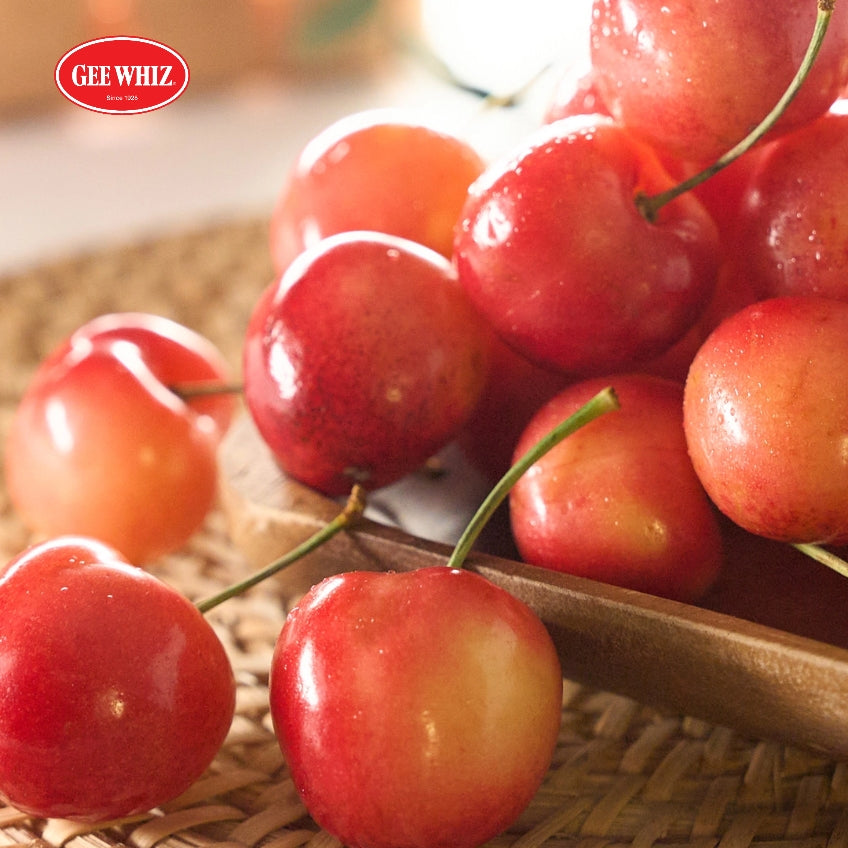 "GEE WHIZ" PREMIUM RAINIER CHERRIES